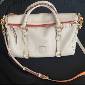 Dooney & Bourke Large Florentine Satchel - Ecru